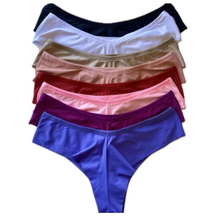 Kit de 3 Calcinha calça Plus Size Fio Duplo Conforto dia a dia modeladora basico sortidas sem marcar