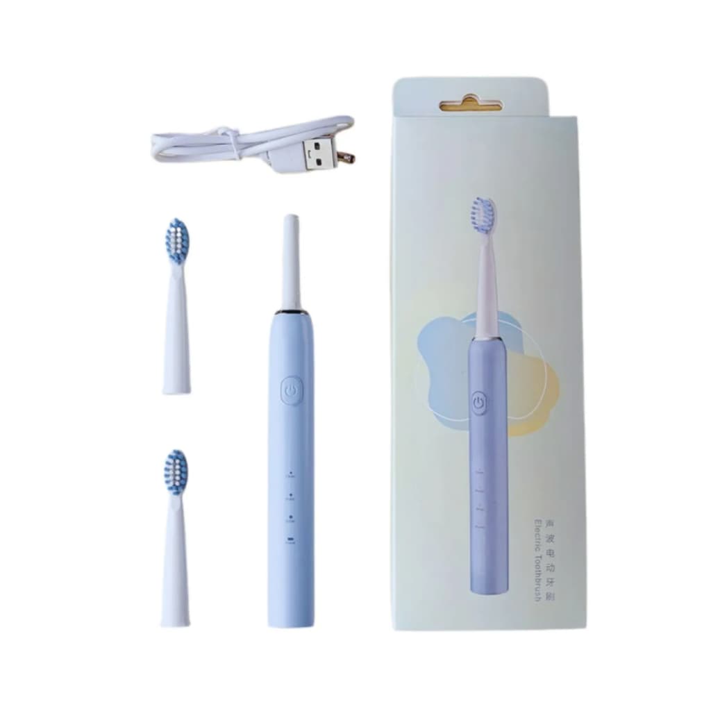 Escova De Dente Higiene Elétrica Vibratória Recarregável Vibra Bocal Dental - New