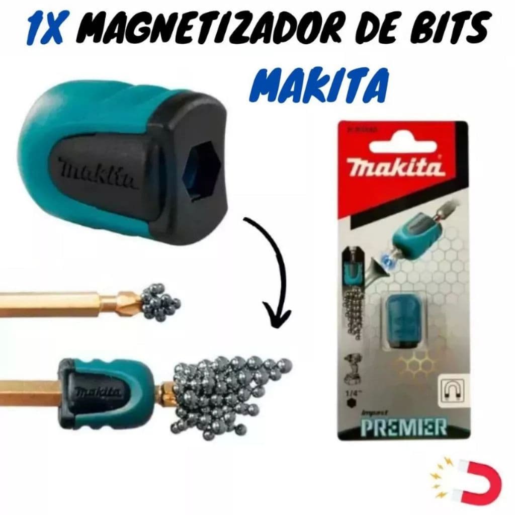 Magnetizador de Bits 1/4" E-03442 Original Makita