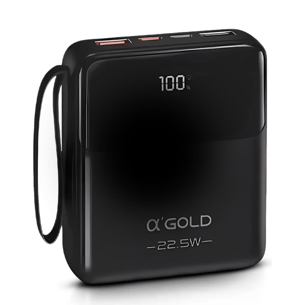 Carregador Portátil Power Bank 10000 Universal Turbo 22,5w Pequeno de Bolso