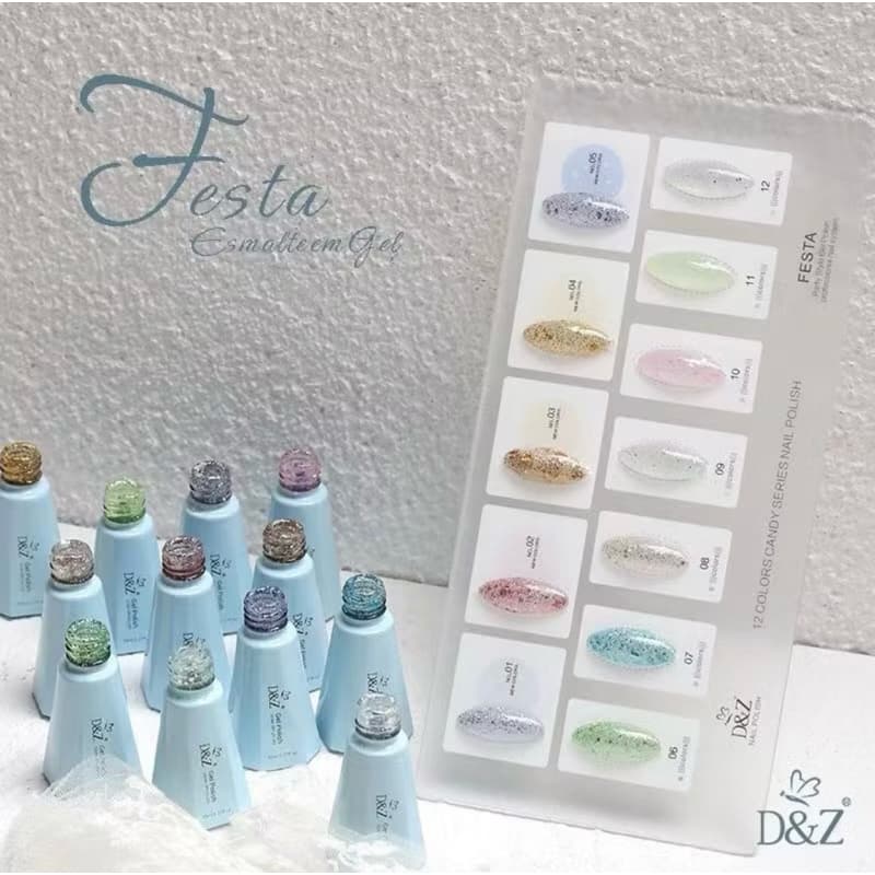 Coleção Festa D&Z lançamento esmaltação em gel 10ml