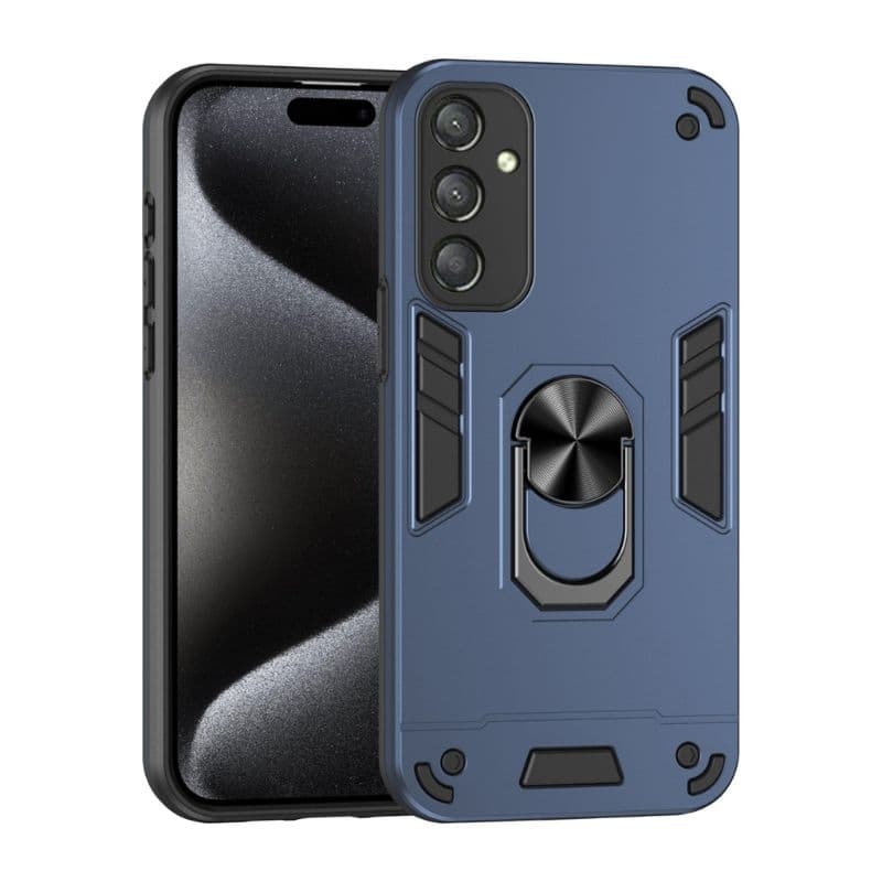 Capinha Armadura À Prova De Choque Para Samsung Galaxy M14 Azul