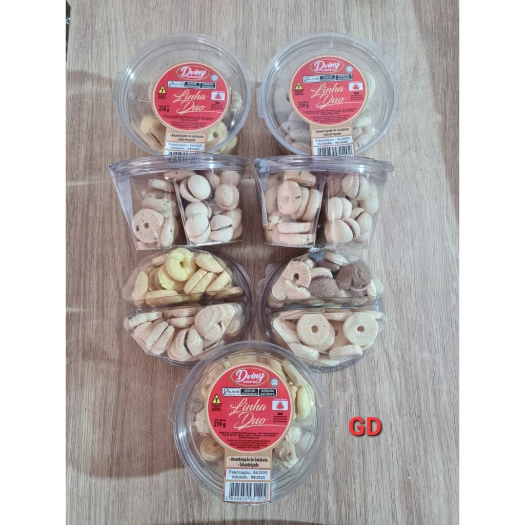 Biscoito Amanteigado Linha Duo 270g Diviny