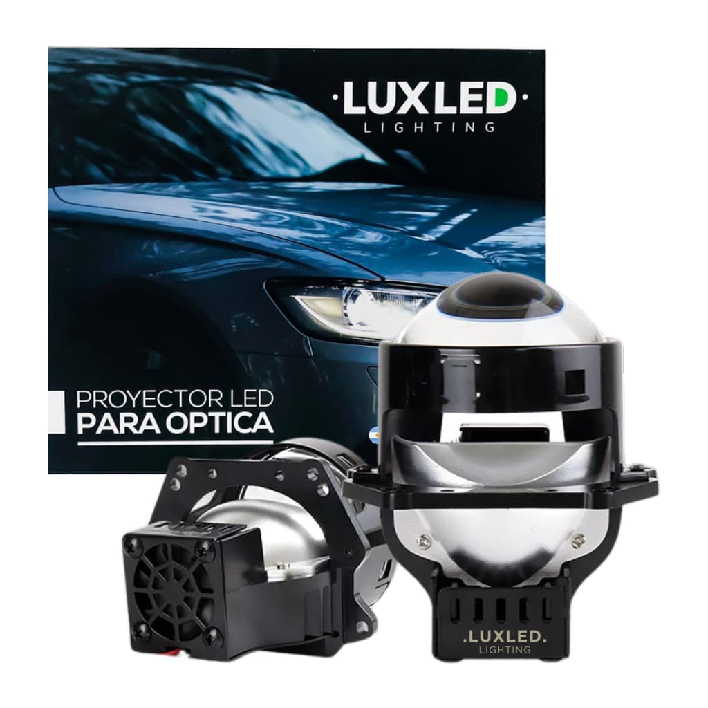 Par Farol Lentes De Projetor Bi-LED De 3 Polegadas 6000K Retrofit 55w 40000lm