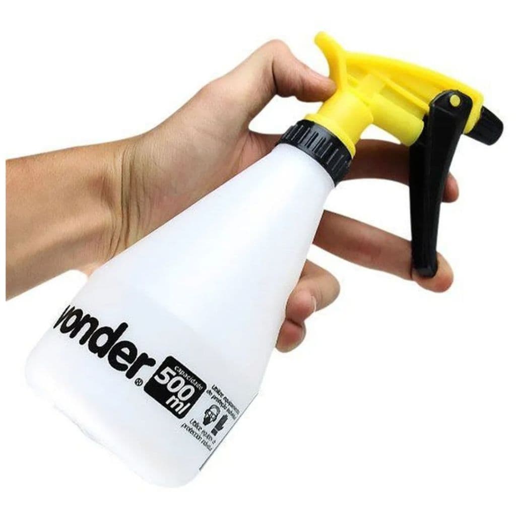 Borrifador Manual Pulverizador 500ml Regulável em Spray Jato ou Névoa Jardim, Faxina e Estética Automotiva