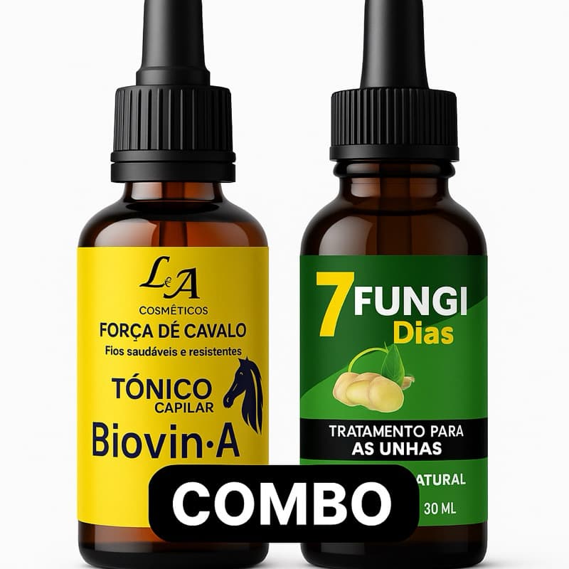 unhas com micose + tônico capilar  boatina  envio 24h