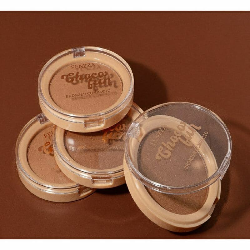 Bronzer Iluminador Radiante Compacto Choco Fun Fenzza