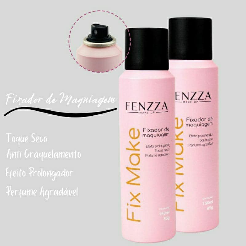 Fix Make Fenzza Makeup Fixador de Maquiagem Toque Seco