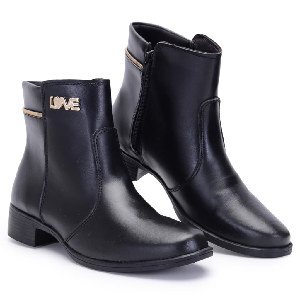 Bota Feminina Coturno Feminino Sola Tratorada Feminina Direto da Fabrica 6211
