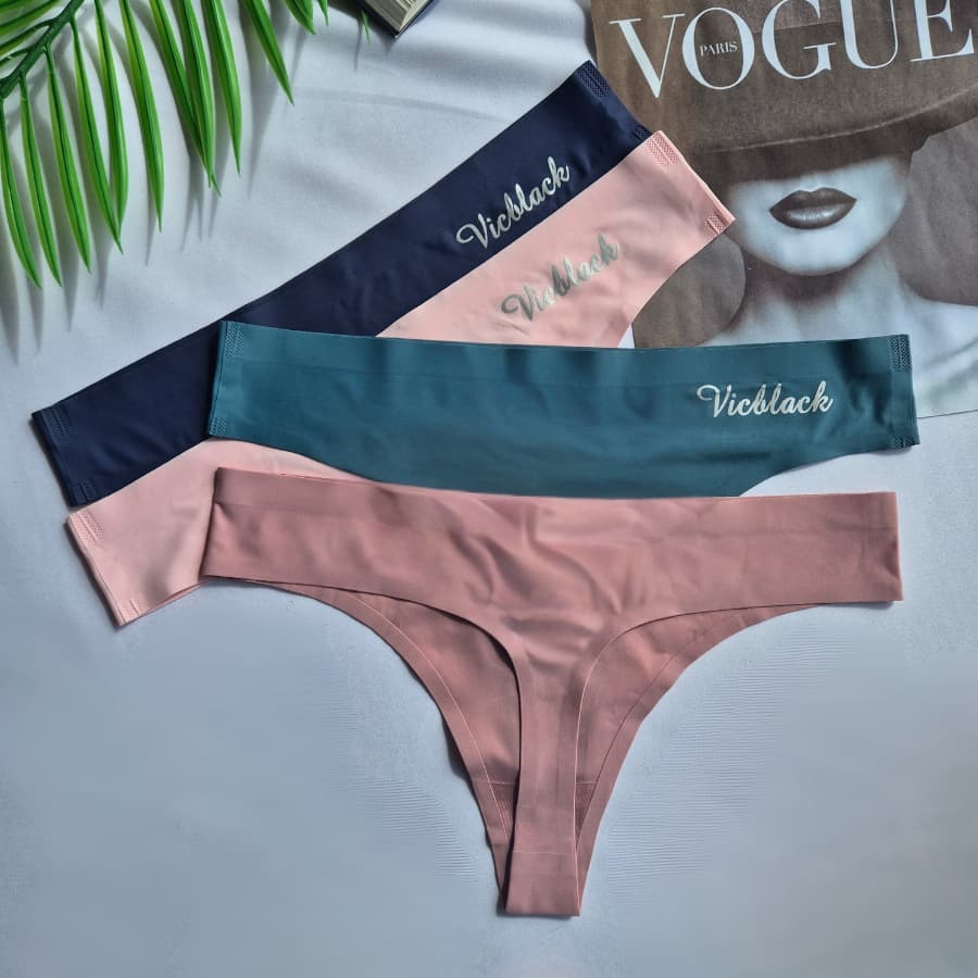 Kit Calcinha Sem Costura Fio Tanga Laser Não Marca