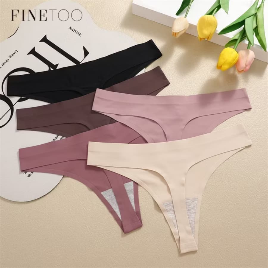 Kit Calcinha Sem Costura Fio Tanga Laser Não Marca