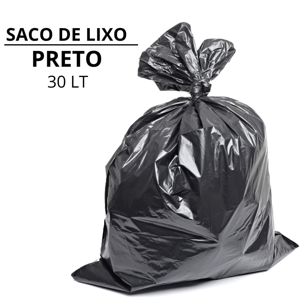 Saco De Lixo 30 Litros 100 Unidades Direto da Fabrica