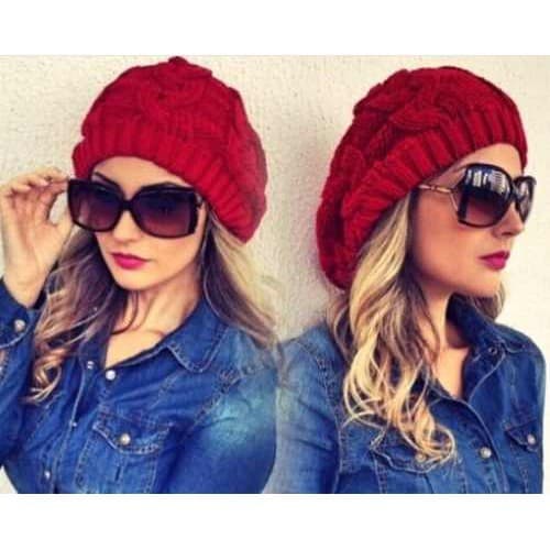 Boina Tricot LÃ Feminina Quentinha | Elegância e Estilo no Frio INVERNO OUTONO