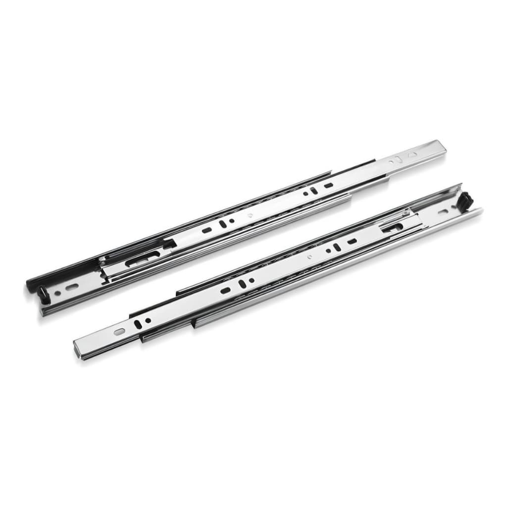 Par de Corrediça Trilho Gaveta Telescópica Metalnox Mini Light 50cm 500mm