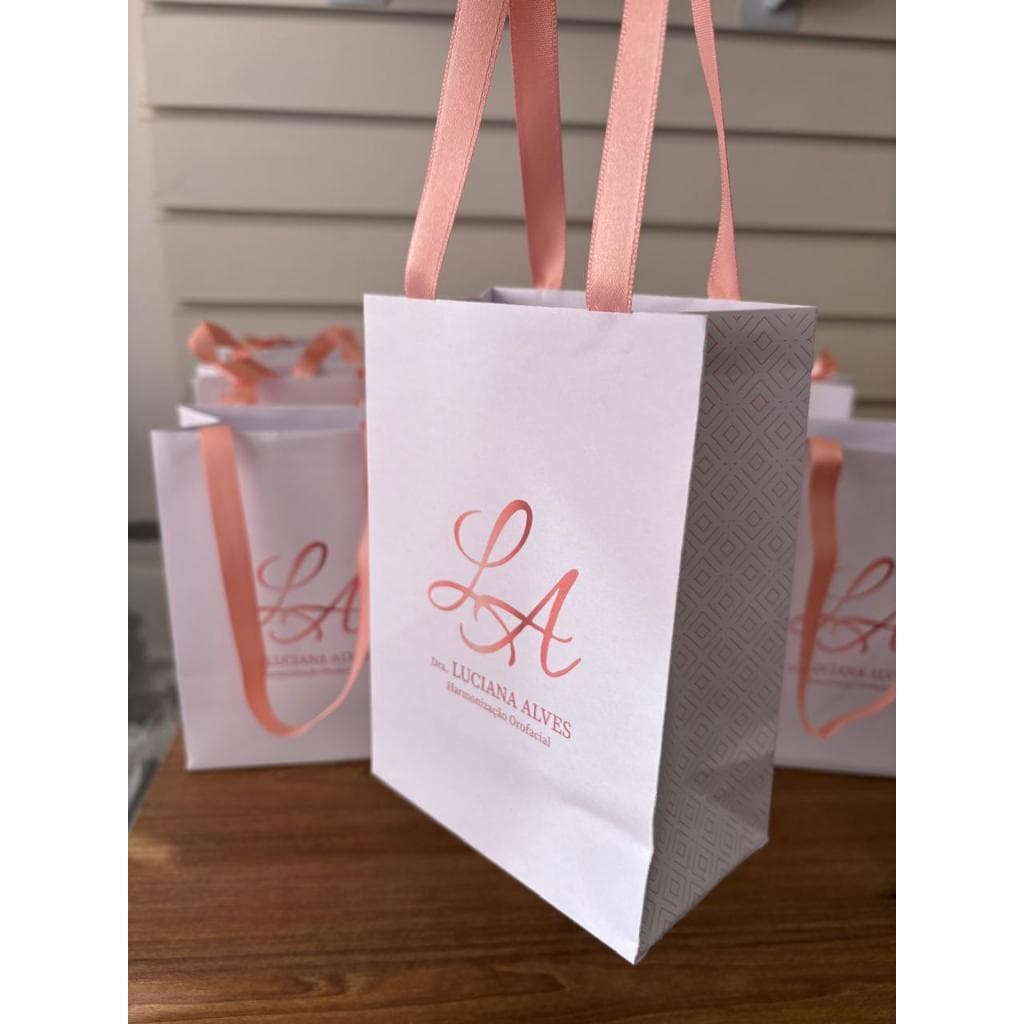 Sacola de papel personalizada para lojas