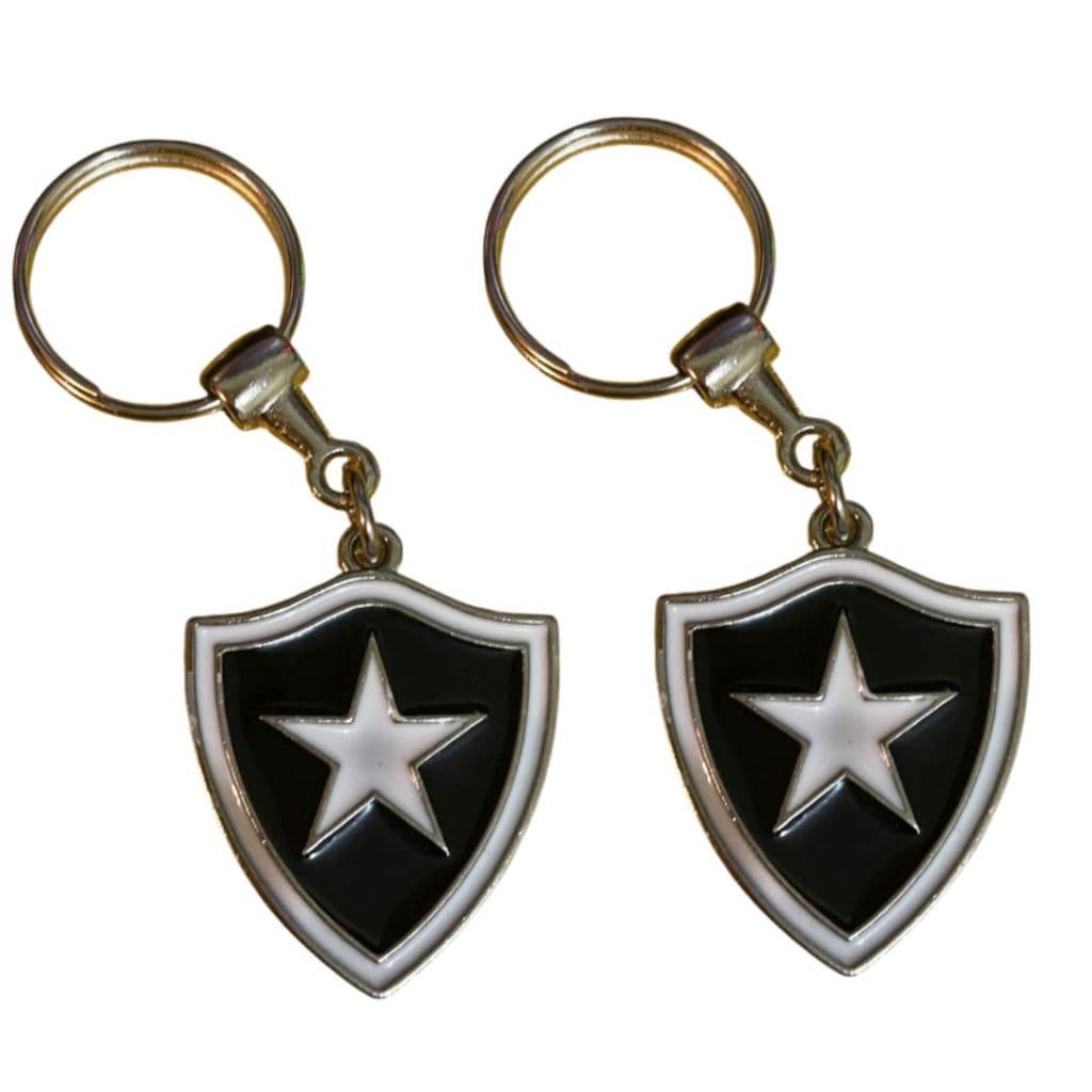 Chaveiro de Metal Botafogo Estrela Solitária Time Torcida Presente