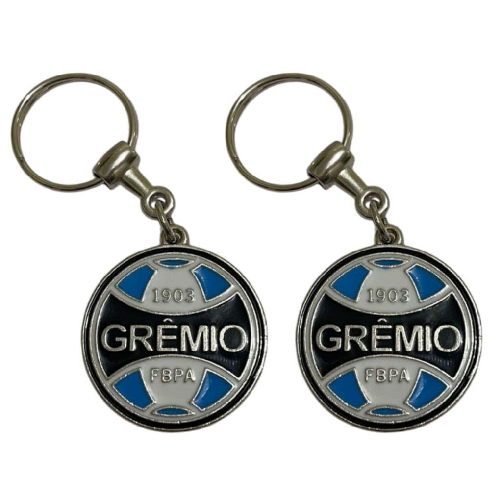 Chaveiro de Metal Grêmio Escudo Time Torcida Presente Tricolor Gaúcho