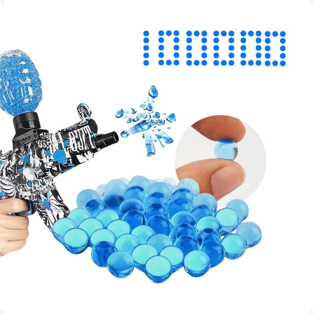 Kit 100 MIL Bolinhas de Gel para Arminha 7-8mm Cresce na Água