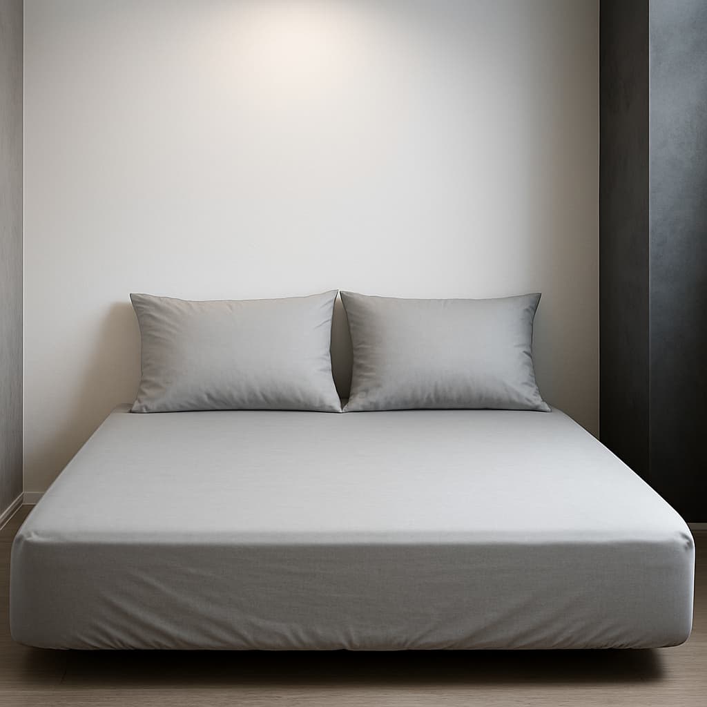 Jogo de Cama Casal 3 Peças – Algodão 400 Fios com Elástico