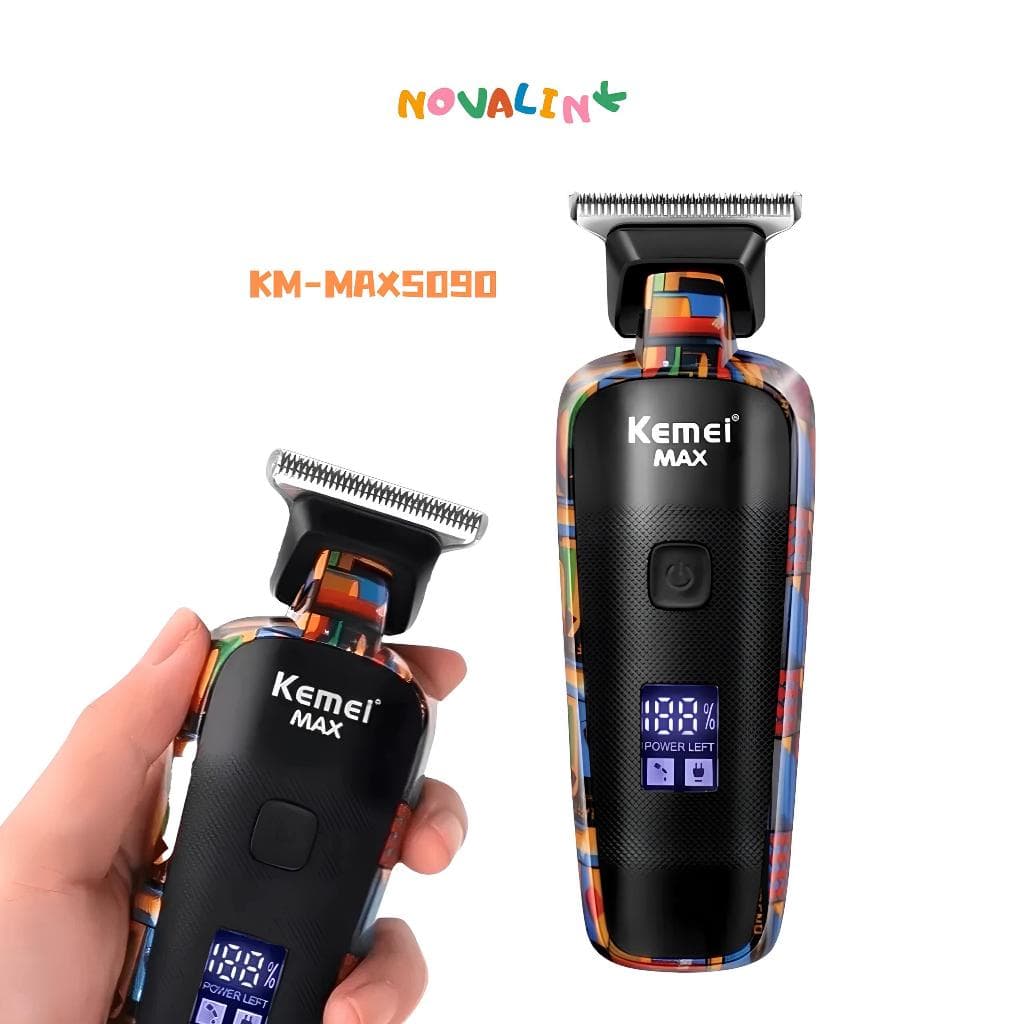 Máquina De Cabelo e Barba Homens Profissional Máquina De Corte Barbeador Elétrico e Elegante