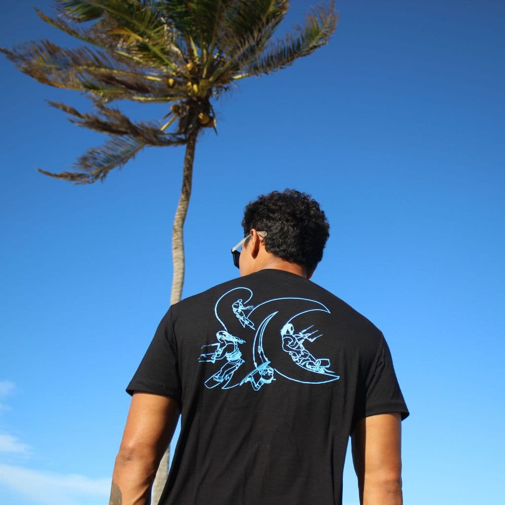 Camiseta Masculina Kite Surf Ceará Praia Kaia T-shirt Algodão Estampa Exclusiva Verão Macia