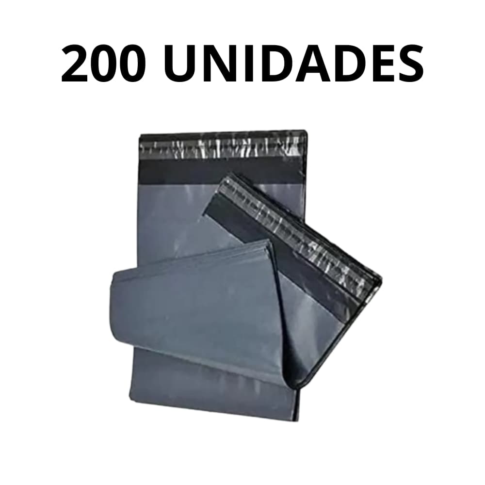 Kit c/200 Envelopes Segurança Embalagem De Envio COEX Ecommerce
