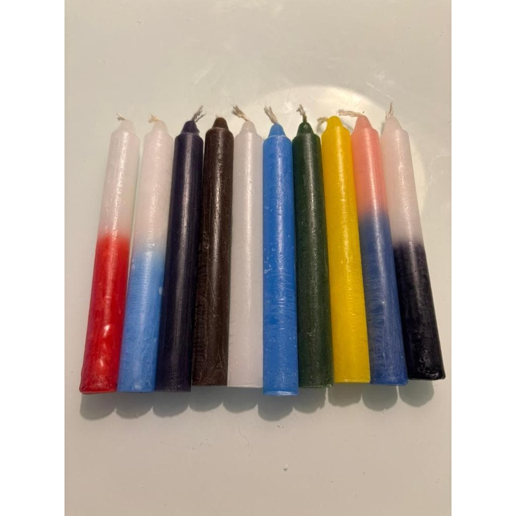 Kit de Velas palito coloridas Umbanda/Candomblé