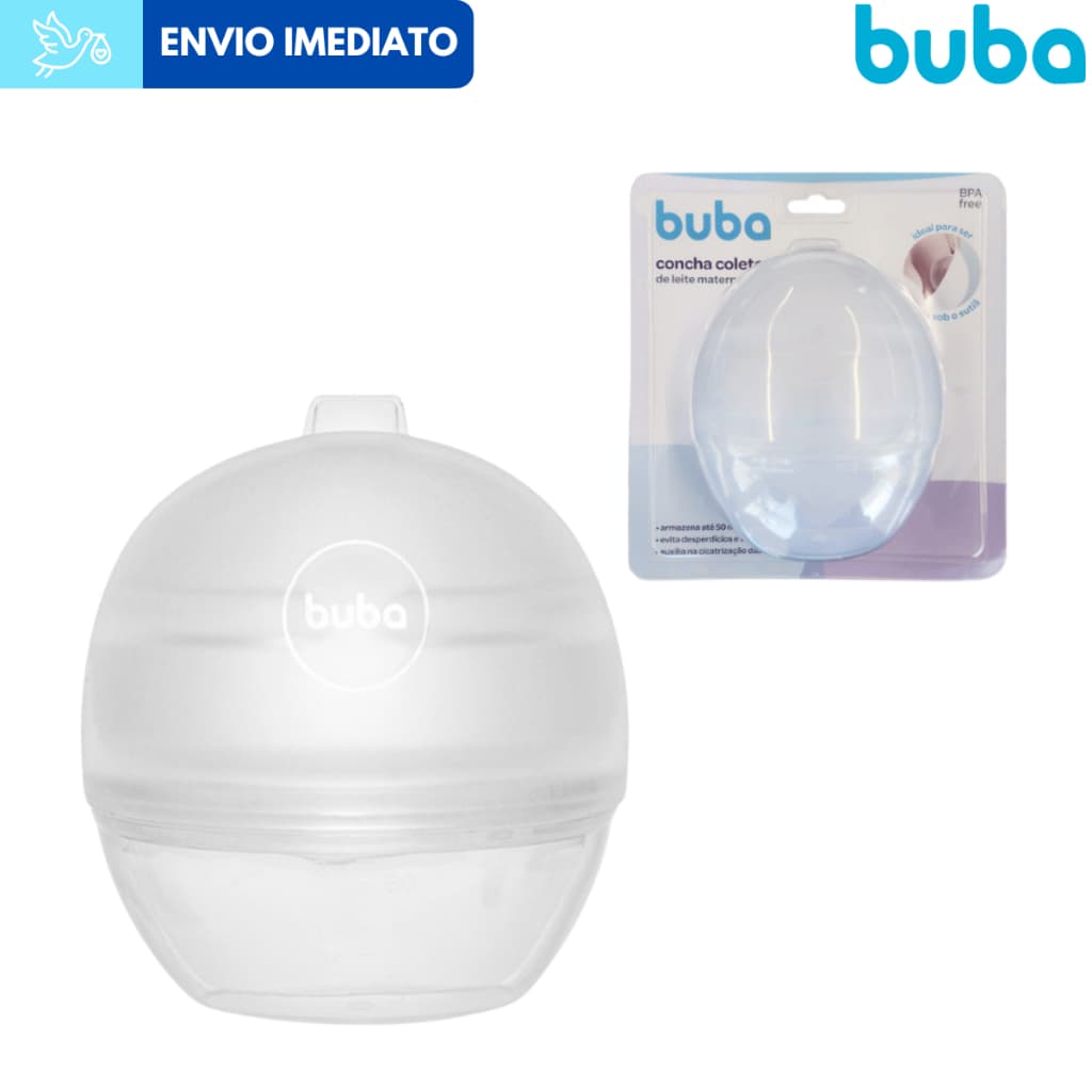 Concha Coletora de Leite Materno Extrator Manual Buba