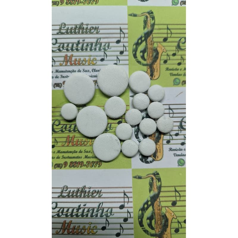 Kit Sapatilhas em Couro para Clarinete Weril 17 Chaves