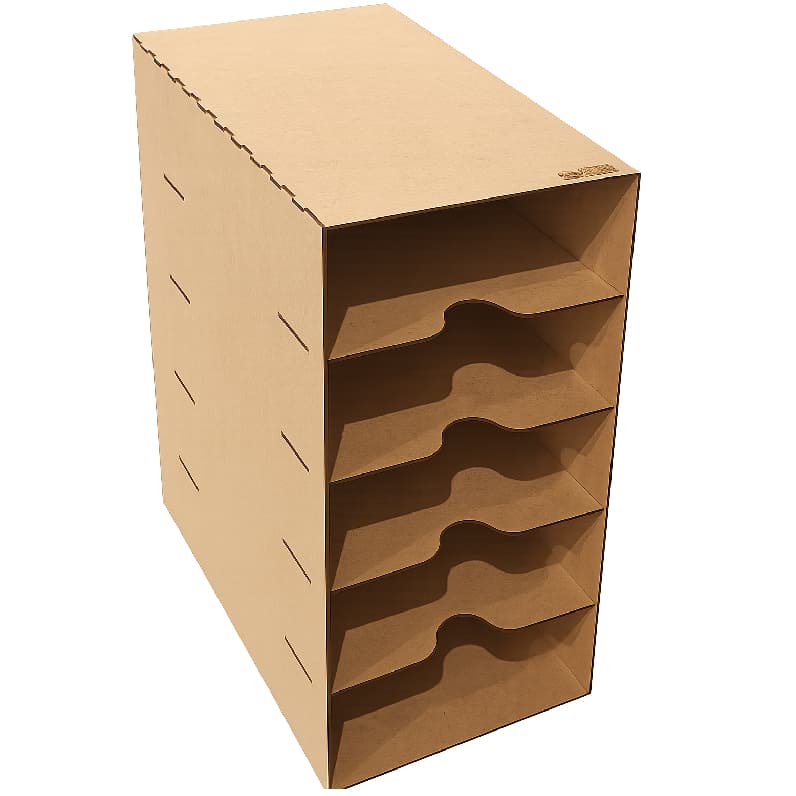 Organizador de Papel em MDF – Gaveteiro Multiuso para Escritório, Home Office e Artesanato, loja de materiais, autopeças