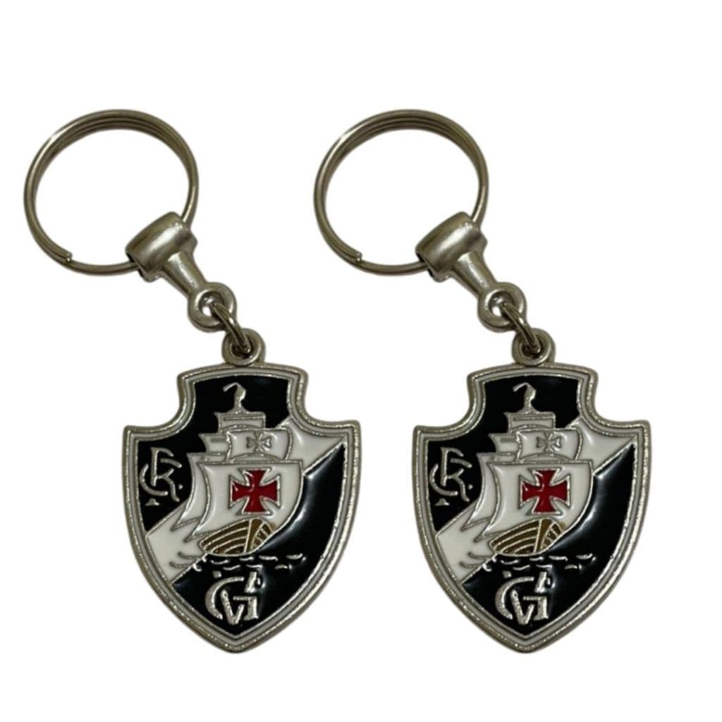 Chaveiro de Metal Vasco da Gama Escudo Time Torcida Presente