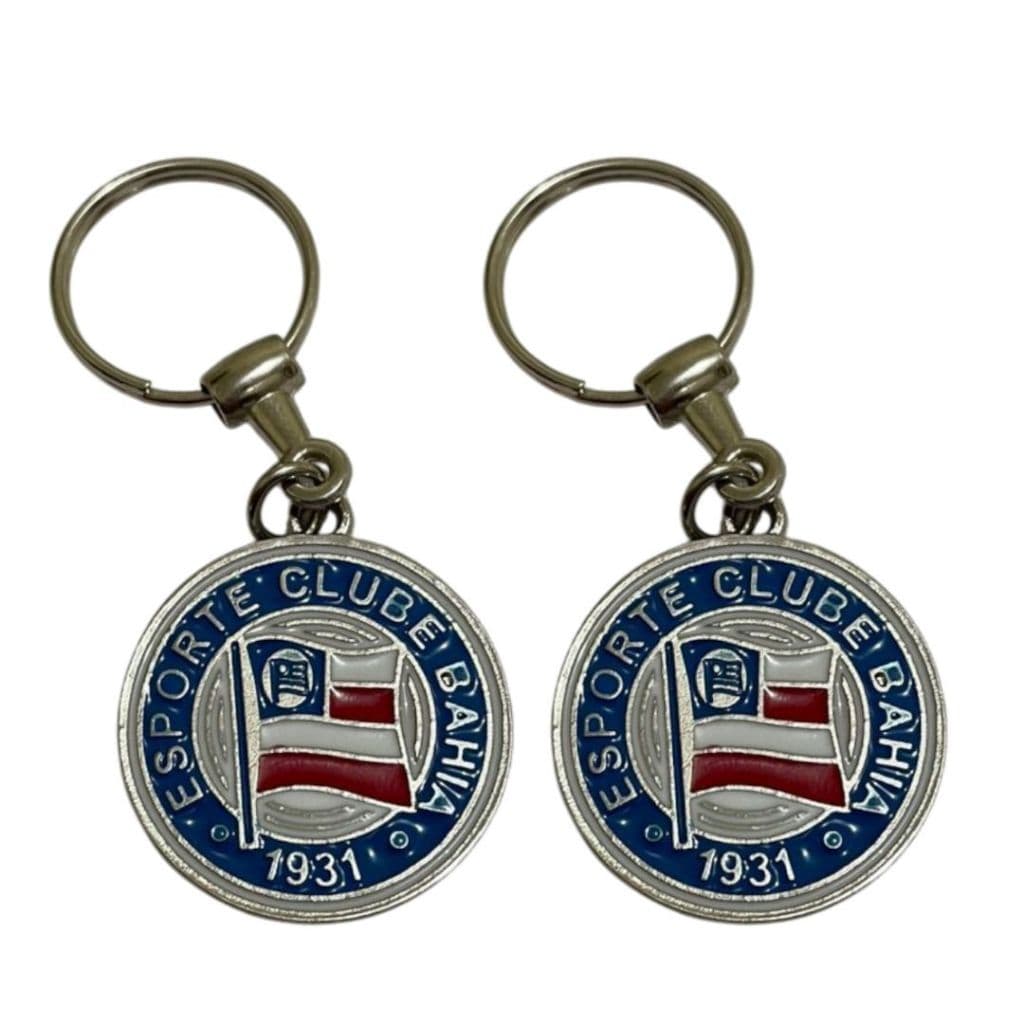 Chaveiro de Metal Bahia Escudo Time Torcida Presente Lembrança