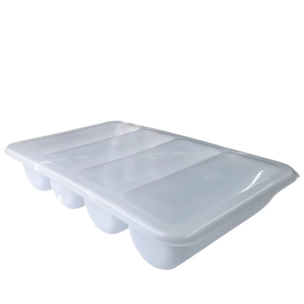 Porta Talheres  com Tampa Pleion 2,4 L por divisão, Prático, Multiuso -  Restaurante, Hotel - 7875