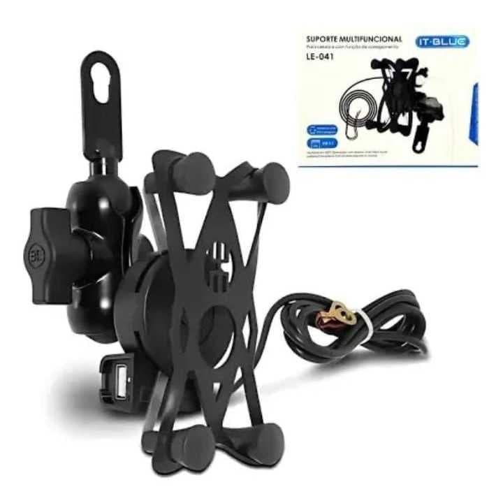 Suporte de Celular para Moto – Universal – Fixação no Guidão