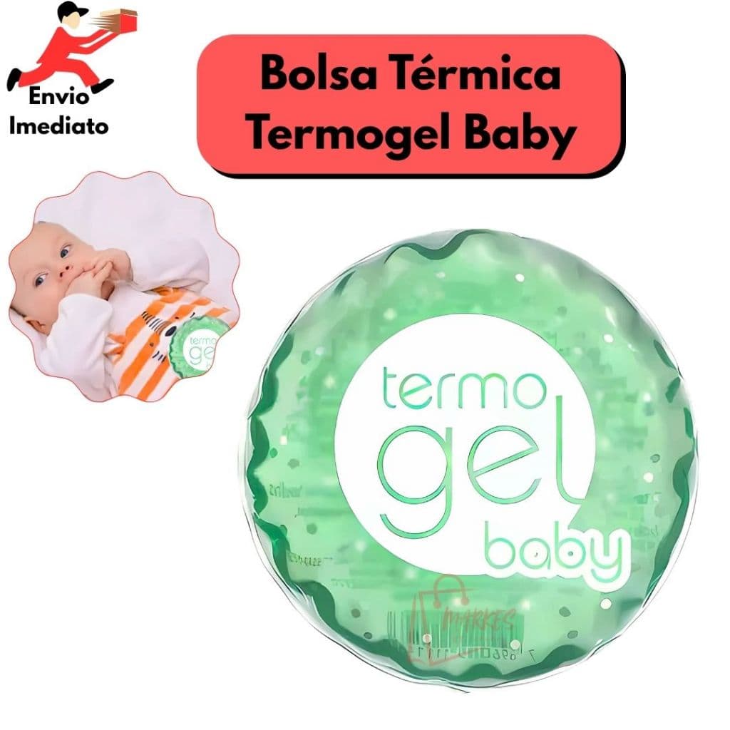 Bolsa Termo Gel Baby Térmica 75 ML Para Compressa Fria Quente P/ RN Bebês Crianças Alivio Nas Dores