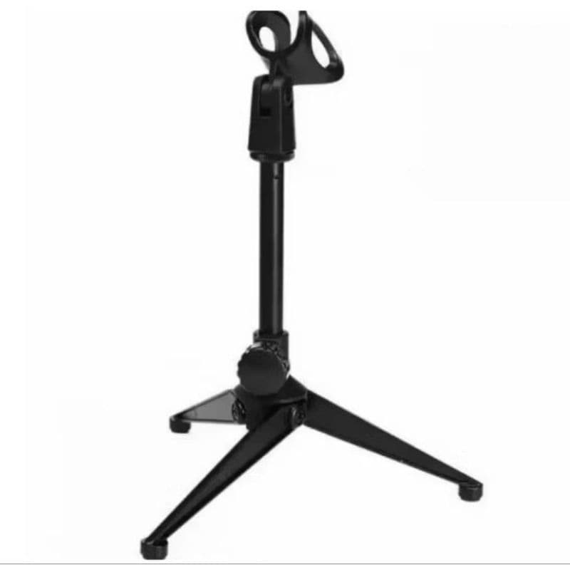 Pedestal Suporte Microfone de Mesa Studio Tripé para Igrejas, Palestras, Estúdio de Gravações, Radio