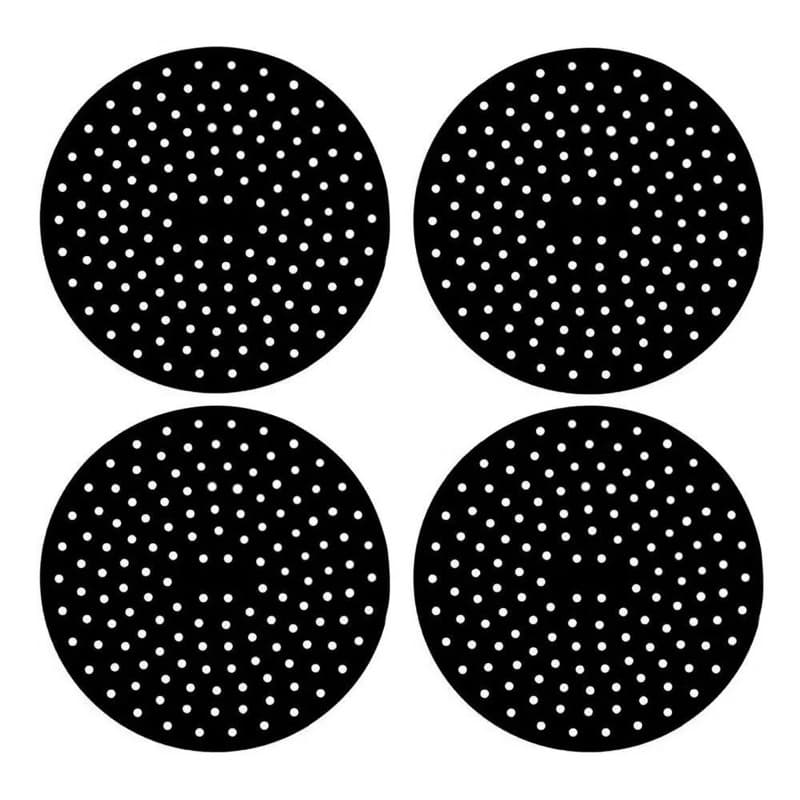Kit com 4 Protetor Tapete de Silicone para Fogão de Indução Almofada Protetora