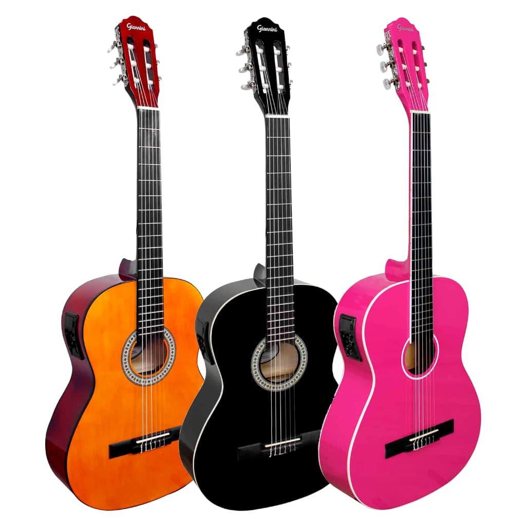 Violão Nylon Giannini N14 Clássico Elétrico Cores