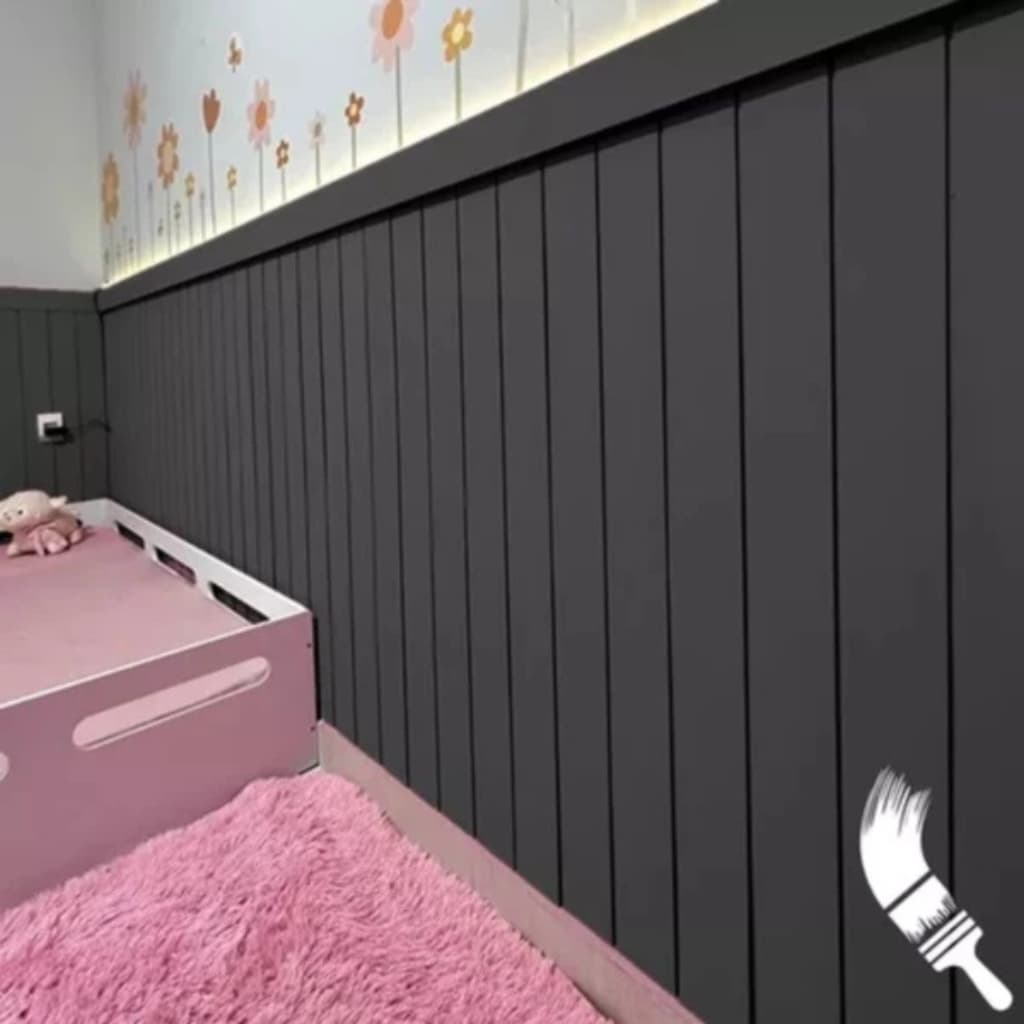 Kit Ripas Decorativo Shiplap Ripado MDF Cru 3mm - ENVIO IMEDIATO