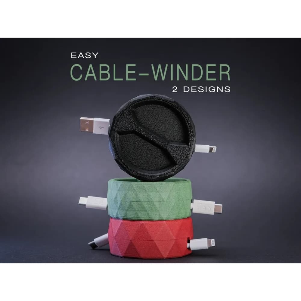 Enrolador de Fios Organizador de Cabos Acessório Tech Portátil Gadget útil Colorido Presente Prático
