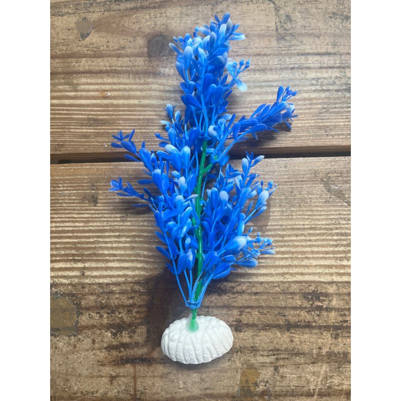 Linda Planta Artificial azul 15cm