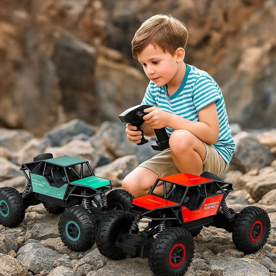 Carrinho Controle Remoto Brinquedo Big Foot rodas em borracha - CKS