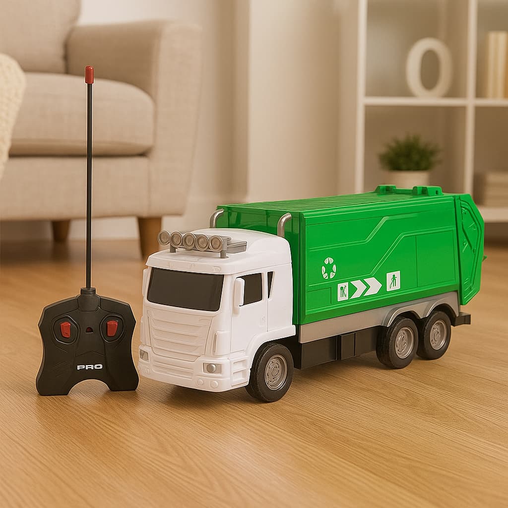 Caminhão de lixo Brinquedo Carrinho Controle Remoto