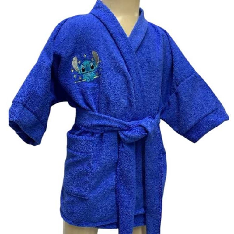 Roupão Infantil Personagens Felpudo Lilo Stitch Sonic Batman Top Premium Tecido Algodao Misto