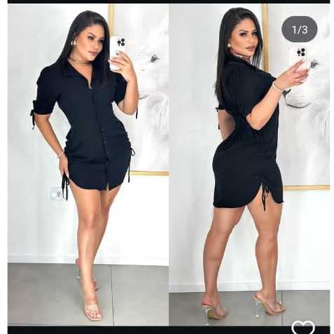 Vestido Chemise Feminino Estilo Camisa – Charmosa, Elegante e Versátil para Todas as Ocasiões