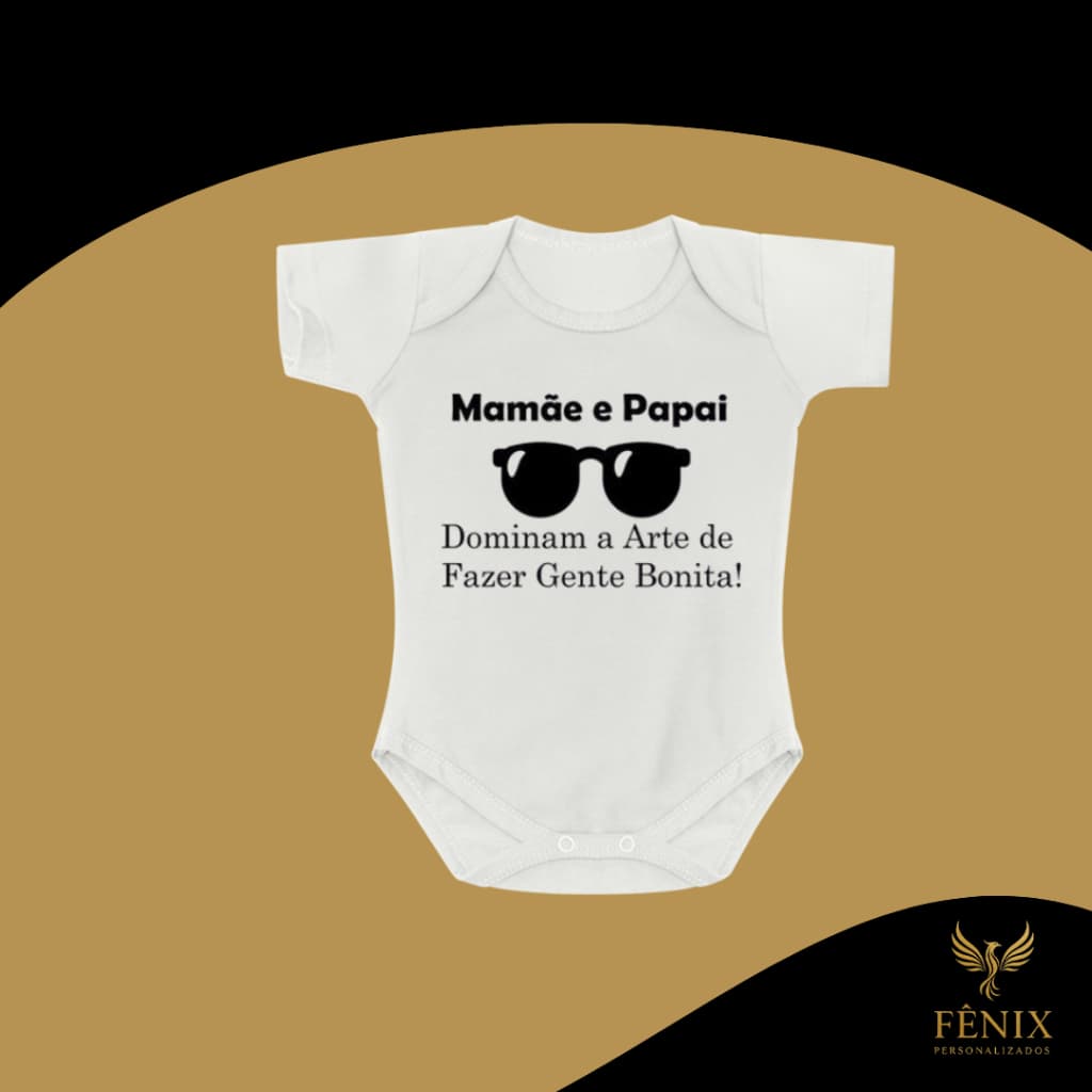 Body De Bebê Personalizado Frases Criativo Infantil Branco