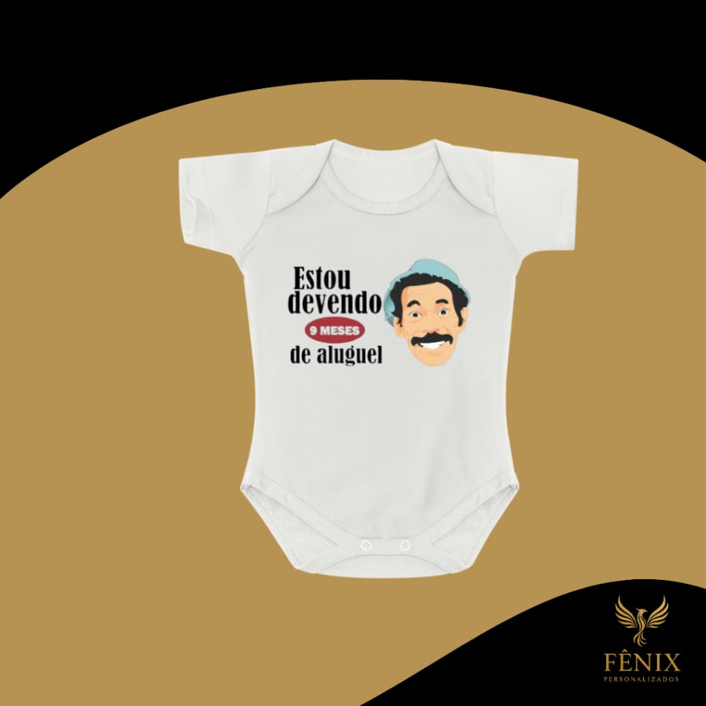 Body De Bebê Personalizado Frases Criativo Infantil Branco