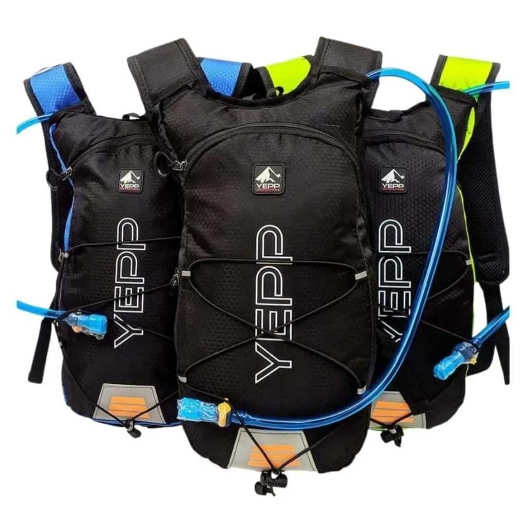 Mochila hidratação ciclismo e caminhadas yepp com refil 2L+mangueira
