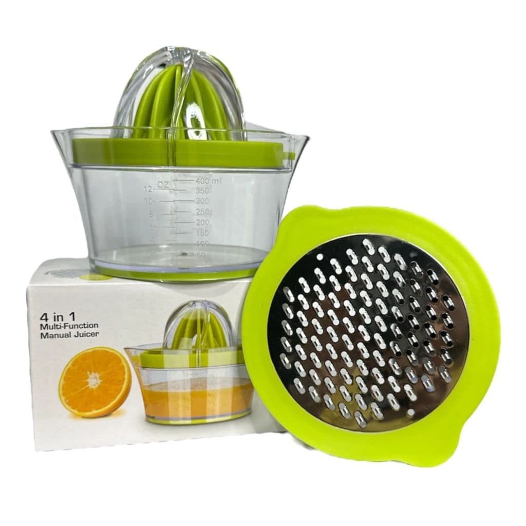 Espremedor de frutas e Ralador 4 em 1 em Acrílico 400ML