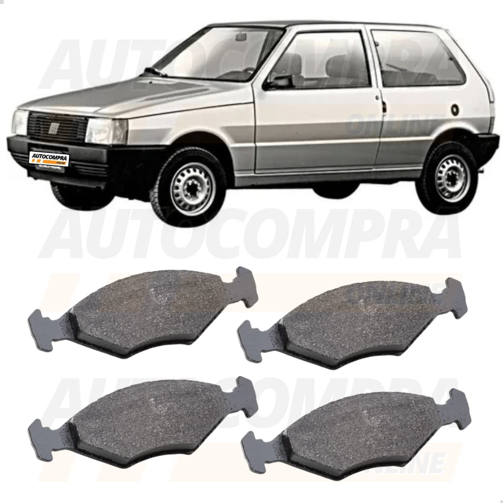 Jogo de Pastilhas de Freio Dianteira Fiat Uno Mille 1991 a 2009